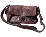 🤎 VINTAGE Y2K GRAIL Francesco Biasia Italian Leather Baguette Bag Photo 0