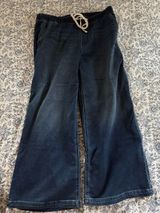 New with tags American Eagle Women’s Dreamy Drape Cozy Baggy Jogger wide leg L Photo 0