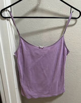 Victoria’s Secret Purple Bow Cami Tank Top Sz S Photo 0