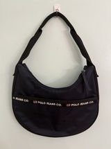 Polo Jeans‎ Co. Vtg Hobo Ralph Lauren Bag Women's Purse Blue Nylon Shoulder Y2k Photo 0
