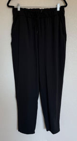 Lululemon Keep Moving Pant 7/8 High-Rise Black W5DCFS Size 10 Drawstring Jogger Photo 0