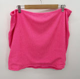 Good American Women Barbie Bright Pink Always Fits Mini Skirt Stretch Sz 7/8‎ M Photo 0