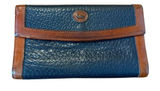 Dooney & Bourke pebbled vintage black and brown leather wallet medium Photo 0