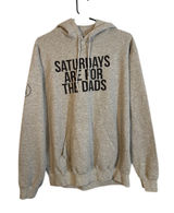 Barstool Sports Gildan Gray Saturdays Are For The Dads Hooded Sweatshirt Men Med Photo 0