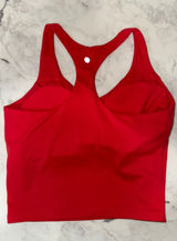 CRZ Yoga Butterluxe V-Neck Women’s Longline Sports Bra Padded Workout Crop Top Photo 0
