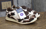 Universal Thread Skyler Cow Print Low-Top Lace Sneakers 94568019 Dark Brown 6M Photo 0