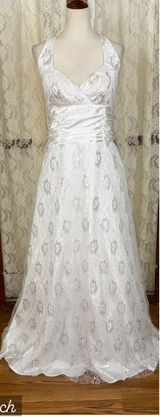 Gorgeous New Josh & Jazz White Halter Corset Prom/Wedding Gown Photo 0