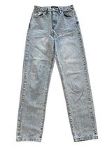 White Fox Straight Leg High Rise Jeans Photo 0