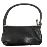 Kate Spade Black Leather Shoulder Bag Women's Handbag with Zip Pocket Photo 0