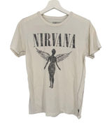 Trunk Ltd Free People Nirvana In Utero Tee XS Cream Good Graphic Band Shirt Photo 0