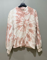Abercrombie & Fitch Pink Tie Dye Mock Neck Sweatshirt Size M Photo 0