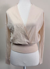 Babaton Jotham Extra Fine Merino Wool Wrap Sweater in Giselle XS NEW Photo 0