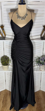 Windsor maxi dress sexy mermaid gown open back plunge prom homecoming whimsigoth Photo 0