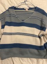 Blue Stripe Sweater  Photo 0