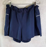 Avia Running Shorts Athletic Workout Blue Cove Lined‎ Outer Shorts XL (16-18) Photo 0