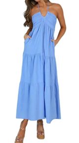 Blue Vacation Summer Dress Photo 0