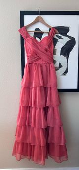Vintage corset pink ruffle dress Barbie Photo 0