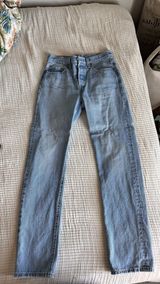 Levi’s 501 Jeans Straight Leg Button Fly Photo 0