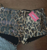 Edikted Mini Shorts Cheetah Photo 0