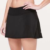 Lululemon Play Off The Pleats Skirt *13" Black size 6 Photo 0