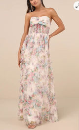 Lulus Dress Maxi Floral Photo 0