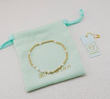 Enewton Pearl & Gold Bead Stretch Bracelet Photo 0