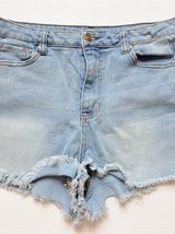 Vanilla Star Light Blue High-Rise Denim Cutoff Shorts - Women 31/13 Photo 0