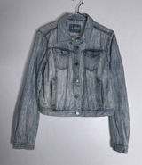 Loft Medium Light Wash Denim Jean Jacket‎ Photo 0