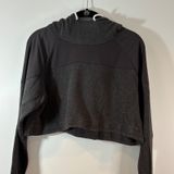 Gymshark X Nikki Blackketter‎ Cropped Hoodie Pullover Athleisure Black Marl-M Photo 0