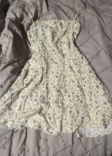 Molly Green Floral Hello Mini Dress Photo 0