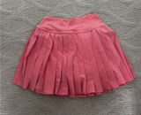 Salmon Pink Aerie Pleated Skirt Photo 0
