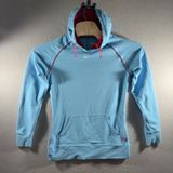 2165 | Nike Fit Dry Athletic Pullover Hoodie Blue Red Women Size M 322310-405 Photo 0