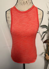 Lululemon Athletica Coral Heathered Racerback Tank Top Women's Activewear Photo 0