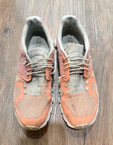 On Cloud Women Running Shoes Coral Peach Mesh Sneakers US 9.5 EU 41 Low Top‎ Photo 0