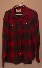Urban Pipeline Men’s Flannel - Red Plaid Size XL Photo 0