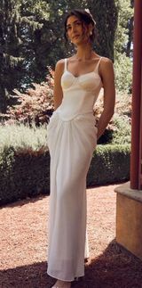 Leila Satin Corset Maxi Dress Meshki Photo 0
