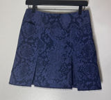 Golfini Dark & Stormy Blue‎ Gold Skirt Size 2 Photo 0