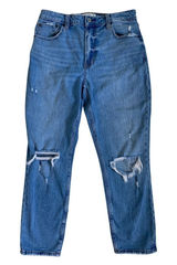 Abercrombie &‎ Fitch Curve Love High Rise Skinny Distressed Jeans Blue 29/8S Photo 0