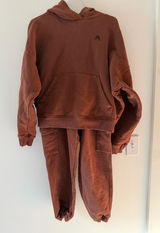 Oner Active All Day Cropped Hoodie and Cargo Joggers SET in Copper Brown Small Photo 0