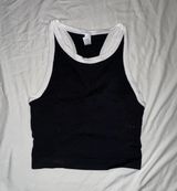 Black Athletic Top with Built in Bra Photo 0