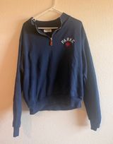 PARKE Blue Quarter Zip Photo 0