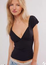Free People Duo Corset Cami Black Medium Photo 0