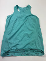 Athleta Limitless Tank Top Racerback Athletic Sleeveless Teal Activewear S‎ Photo 0