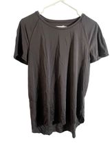 Avia Women’s Size Medium 8-10 Athletic T-Shirt Crewneck Black Short Sleeve Mesh Photo 0