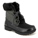 JBU Women’s Boots Size 6‎ Black Memory Foam Waterproof Warm Winter Faux Fur NWT Photo 0