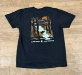 Comfort Colors Climb Works Smoky Mountains Ziplining Graphic T Shirt Black Size Medium Photo 0