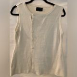 ASOS DESIGN knit SMALL structured asymmetric 5-button front vest cardigan sweate Photo 0