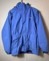 Patagonia GORE-TEX Rain Shell‎ Jacket Women’s S Blue Hooded Waterproof Hiking Photo 0
