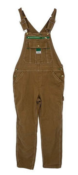 Liberty Overalls Womens L Brown Duck Canvas Carpenter Workwear Utility Gorpcore Photo 0