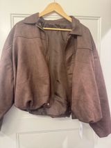 Tiktok Shop Brown Suede Jacket Size M Photo 0